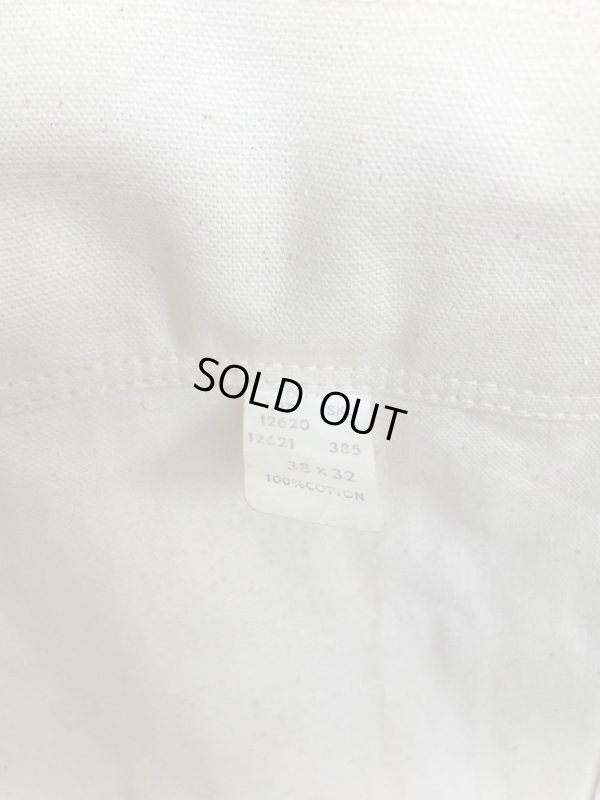 画像6: 1960'S~ DEADSTOCK SEARS 10 OZ. WHITE DUCK CARPENTERS OVERALLS W/APRON SZ/38X32