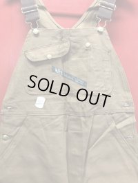 1970'S DEADSTOCK KEY BROWN DUCK OVERALLS SIZE/36-28 
