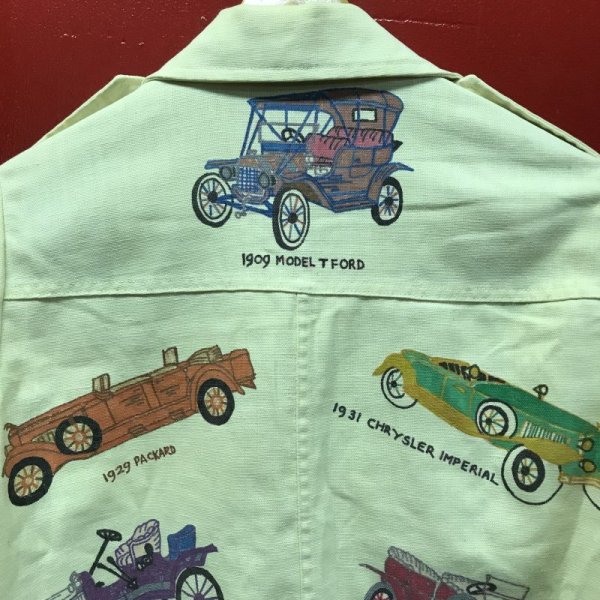 画像3: 1970'S LEVI'S PANATERA ANTIQUE CARS HAND PAINTED JACKET /MEDIUM ビンテージ  ハンドペイント