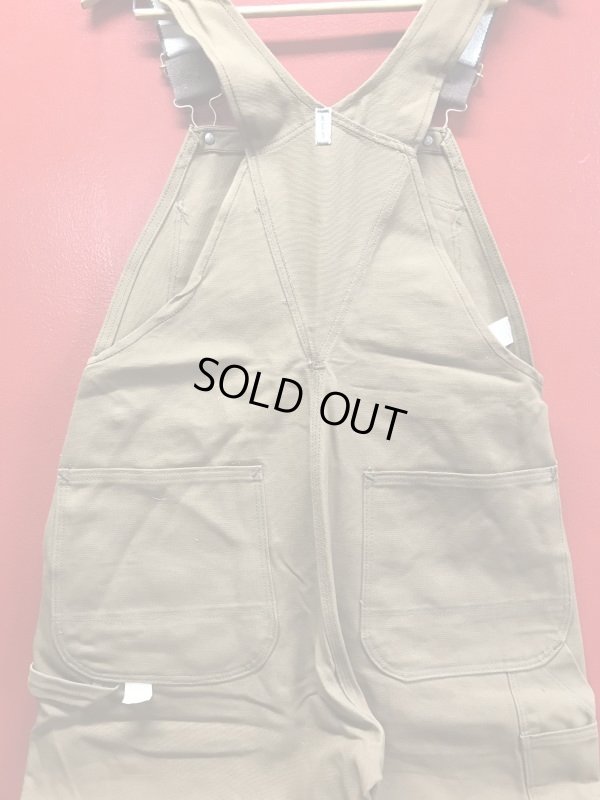 画像11: 1970'S DEADSTOCK KEY BROWN DUCK OVERALLS SIZE/36-28 
