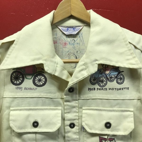 画像14: 1970'S LEVI'S PANATERA ANTIQUE CARS HAND PAINTED JACKET /MEDIUM ビンテージ  ハンドペイント