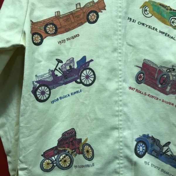 画像5: 1970'S LEVI'S PANATERA ANTIQUE CARS HAND PAINTED JACKET /MEDIUM ビンテージ  ハンドペイント