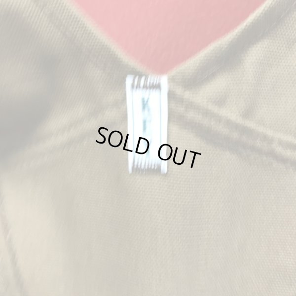 画像13: 1970'S DEADSTOCK KEY BROWN DUCK OVERALLS SIZE/36-28 