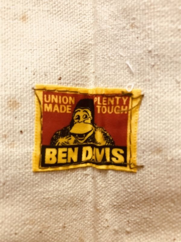 画像3: 1950'S〜 DEADTOCK BEN DAVIS CANVAS OVERALLS 40X32