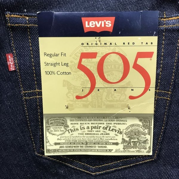 画像3: 1987'S DEADSTOCK LEVI'S 505 0217/ 30X33/ビンテージ  フラッシャー付きデッドストック 