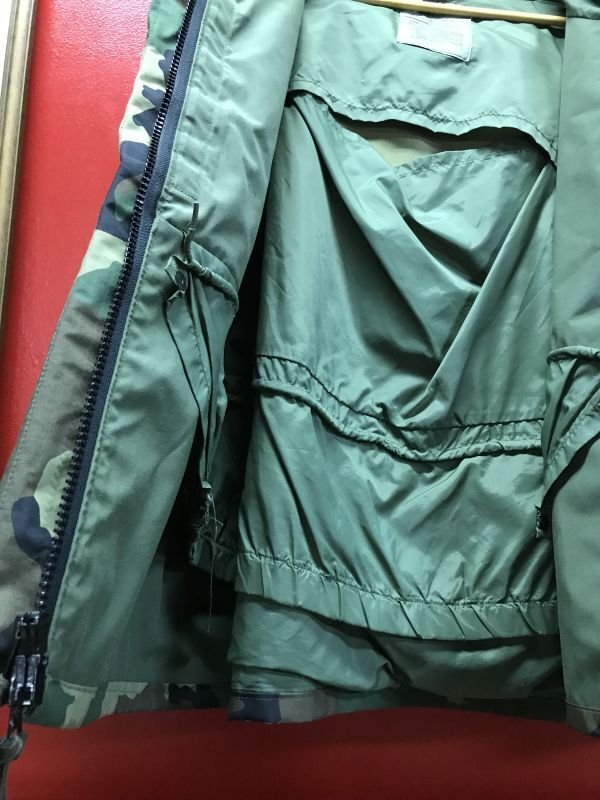 画像14: 2001'S ECWCS GORE-TEX PARKA COLD WEATHER WOODLAND CAMOUFLAGE  SZ/LARGE - SHORT