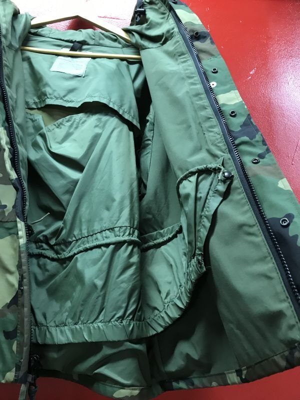 画像15: 2001'S ECWCS GORE-TEX PARKA COLD WEATHER WOODLAND CAMOUFLAGE  SZ/LARGE - SHORT