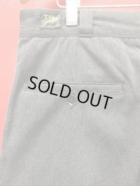 1960'S LEE NYOCO SALT & PEPPER WORK TROUSERS SIZE/35X30