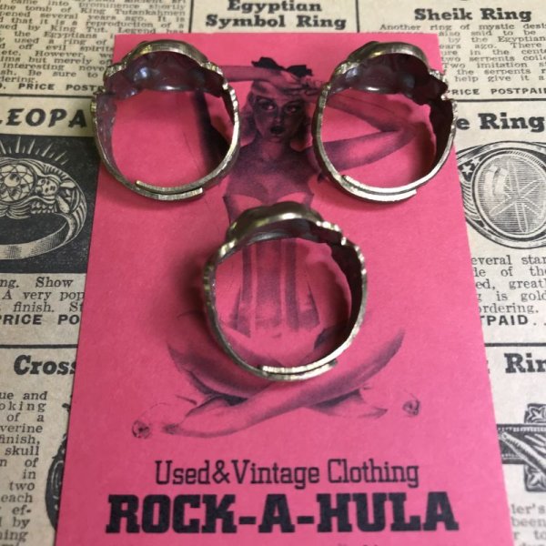 画像3: 1930'S REPRODUCTION OLD SKULL & CROSSBONES RING 目無し /MADE BY 1930'S ORIGINAL MOLD 