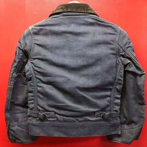 画像6: 1940'S NOS CASEY JONES BLANKET LINED DENIM WORK JACKET LOT-654B/SIZE-10