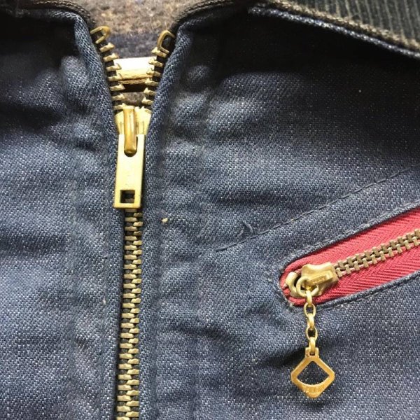 画像3: 1940'S NOS CASEY JONES BLANKET LINED DENIM WORK JACKET LOT-654B/SIZE-10