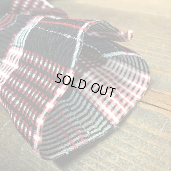 画像10: 1950'S HARPER RED,BLACK,SILVER GRAY LUREX FLECK PLAID RAYON SHIRT SZ/S