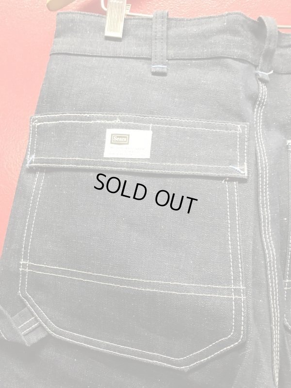 画像7: 1960'S DEADSTOCK SEARS ROEBUCK DENIM PAINTER PANTS 34X36