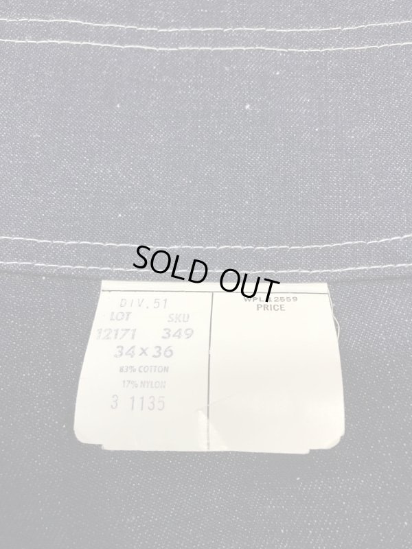 画像15: 1960'S DEADSTOCK SEARS ROEBUCK DENIM PAINTER PANTS 34X36