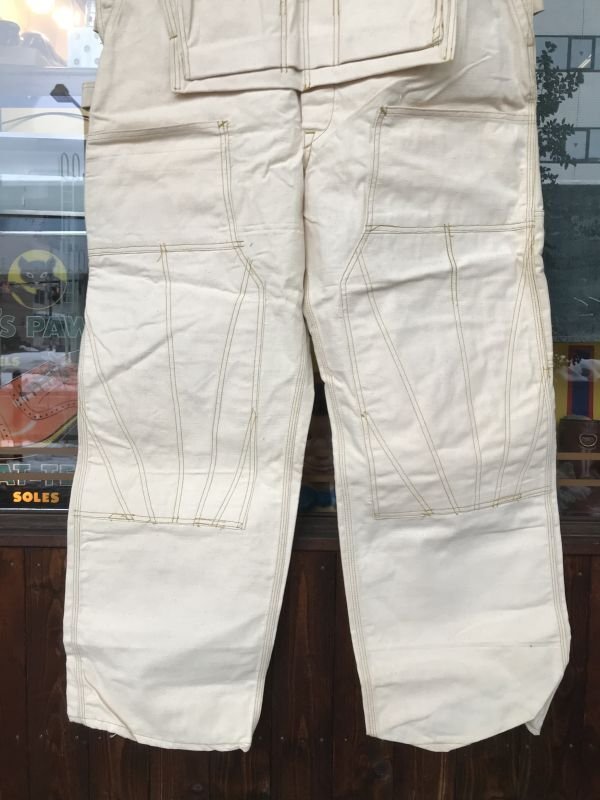 画像4: 1950'S DEADSTOCK LEE UNBREACHED CANVAS OVERALLS LOT C-74-SB 42X32