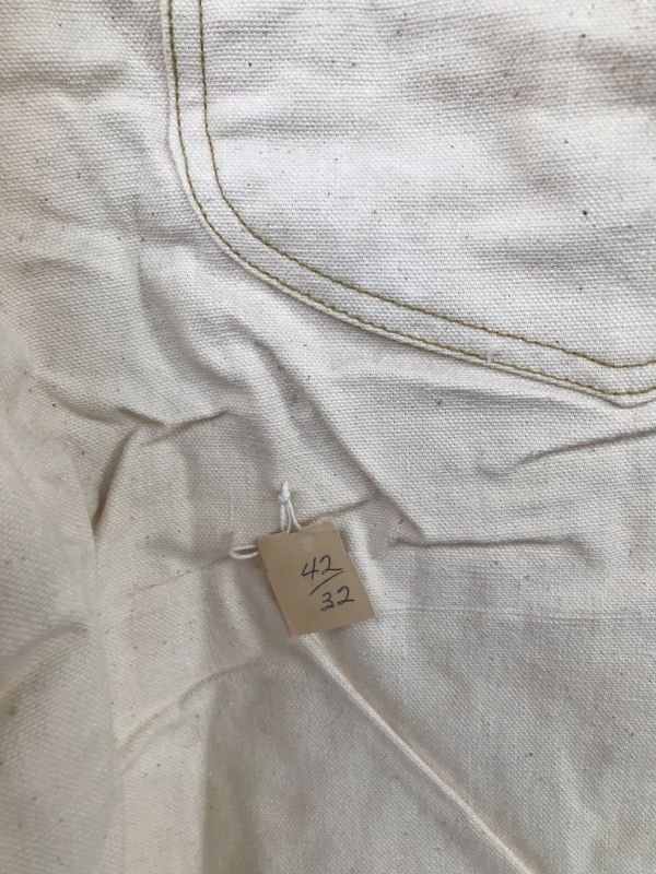 画像15: 1950'S DEADSTOCK LEE UNBREACHED CANVAS OVERALLS LOT C-74-SB 42X32
