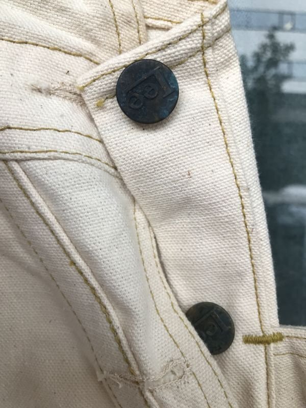 画像12: 1950'S DEADSTOCK LEE UNBREACHED CANVAS OVERALLS LOT C-74-SB 42X32