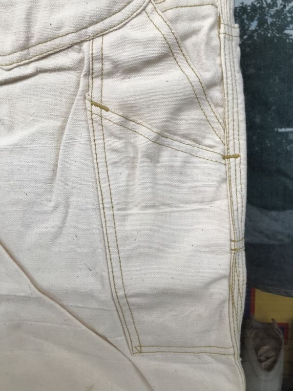 画像13: 1950'S DEADSTOCK LEE UNBREACHED CANVAS OVERALLS LOT C-74-SB 42X32