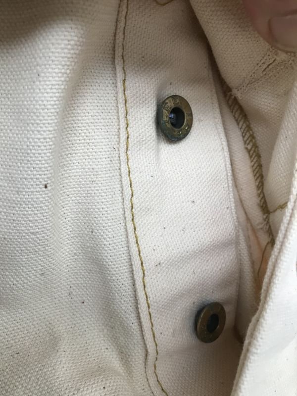 画像11: 1950'S DEADSTOCK LEE UNBREACHED CANVAS OVERALLS LOT C-74-SB 42X32