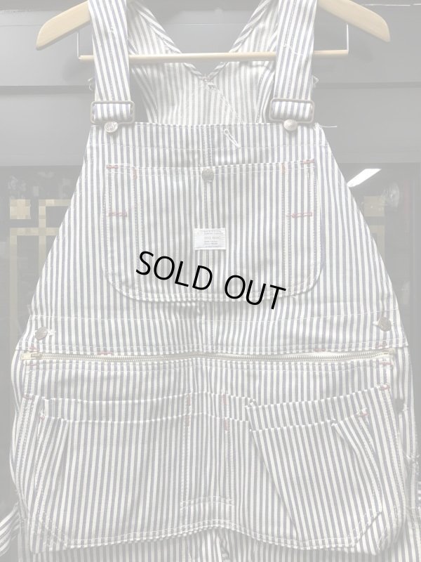 画像3: 1970'S DEADSTOCK  BIG MAC EXTRA STRIPE OVERALLS W/APRON 34X29 