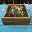 画像2: 1970'S LEVI STRAUS ＆CO, WOOD FRAMED MIRROR JEWEL BOX ビンテージ リーバイス 木製 ボックス (2)