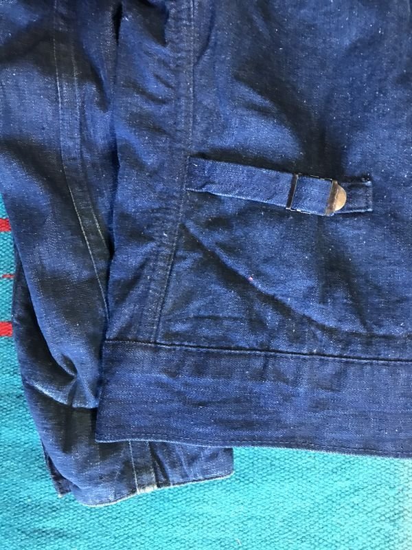 画像11: 1950'S PENNEY'S BIG MAC BLANKET LINED DENIM WORK JACKET SIZE-YOUTH12 