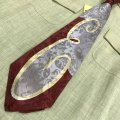 1940'S〜 HABAND CO,"E" INITIAL RAYON CRAVAT TIE