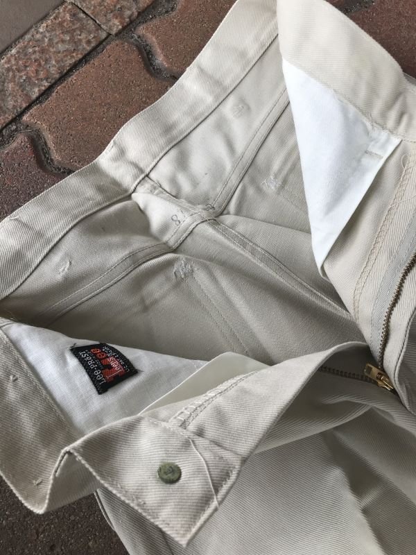 画像10: 1960'S〜 DEADSTOCK LEE TAPARED PANTS SZ 30X33/生成 LEE-PREST PERMANENT PRESS SLACKS ヴィンテージ デッドストック