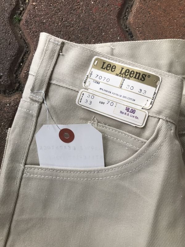 画像7: 1960'S〜 DEADSTOCK LEE TAPARED PANTS SZ 30X33/生成 LEE-PREST PERMANENT PRESS SLACKS ヴィンテージ デッドストック
