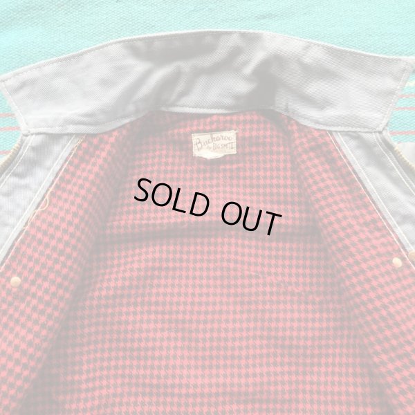 画像12: 1950'S〜 BUCKAROO BY BIG SMITH FLANNEL LINED COLOR  DENIM JACKET  SIZE/YOUTH