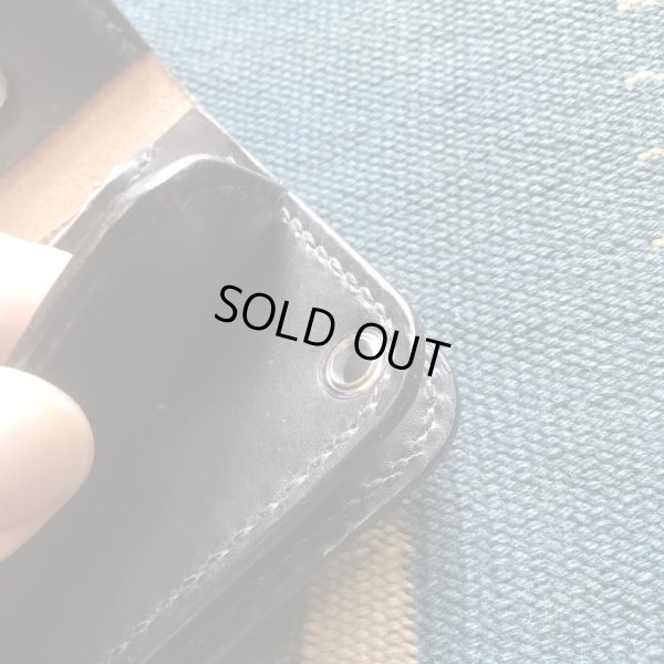 画像7: RAWHIDE STUDDED & JEWELED TRUCKERS WALLET LOT-501B/BLACK