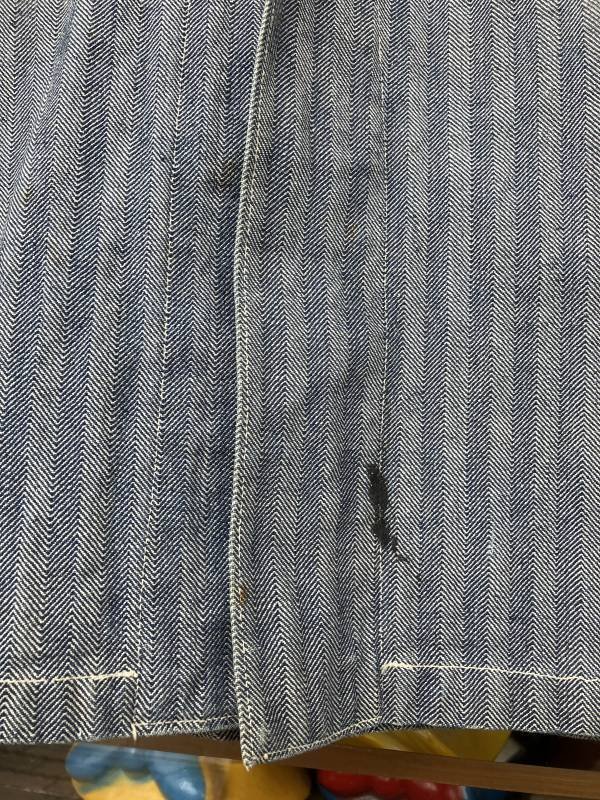 画像15: 1940'S LEE STANDARD OIL SERVIS TWO-TONE HBT SHOP COAT SZ/38 ハウスタグ ハウスマーク