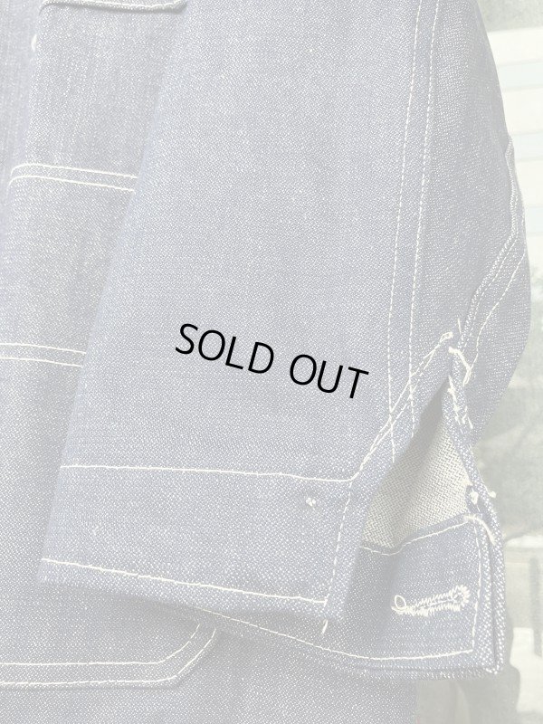 画像4: 1970'S DEADSTOCK UNIVERSAL OVERALL CO., DENIM COVERALL JACKET SZ/42