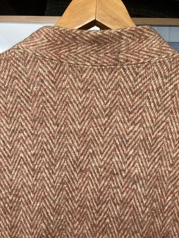 画像5: 1940'S CARLTON HBT WEAVE WOOL CARDIGAN SIZE/MEDIUM