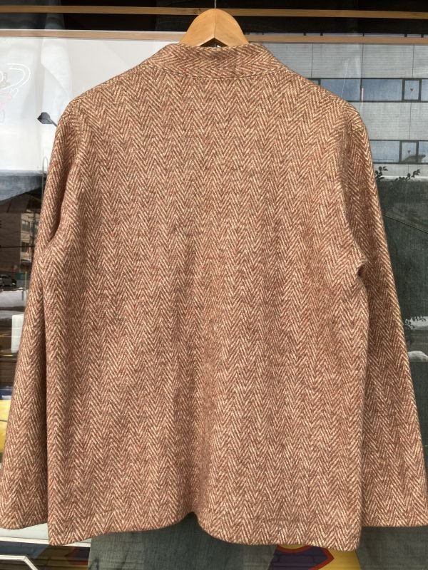 画像4: 1940'S CARLTON HBT WEAVE WOOL CARDIGAN SIZE/MEDIUM