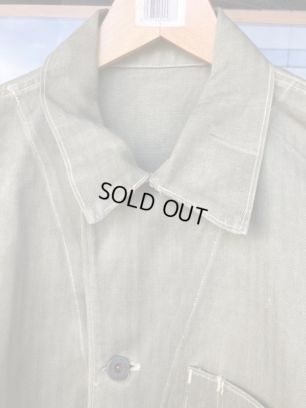 画像3: 1940'S WW-II初期型 USMC P-41 HBT Utility Jacket SIZE/40-42 米軍 ビンテージ カバーオール P41 ジャケット