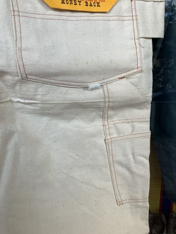 画像10: 1970'S DEAD STOCK BEN DAVIS CANVAS OVERALLS W/TOOL APRON /34X30/34X32 /生成 キャンバス オーバーオール エプロン付