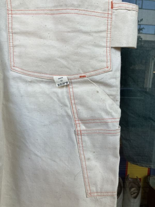 画像11: 1970'S DEAD STOCK BEN DAVIS CANVAS OVERALLS W/TOOL APRON /SIZE-34X30 /生成 キャンバス オーバーオール エプロン付