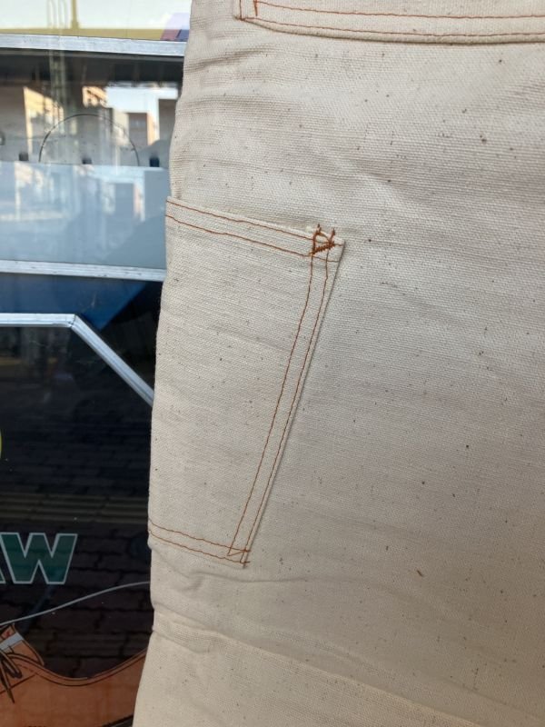 画像9: 1970'S DEAD STOCK BEN DAVIS CANVAS OVERALLS W/TOOL APRON /34X30/34X32 /生成 キャンバス オーバーオール エプロン付