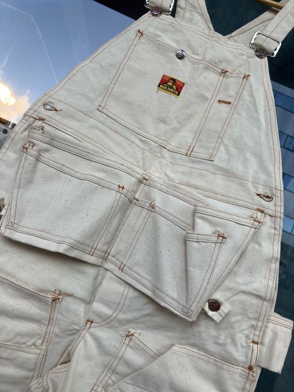画像17: 1970'S DEAD STOCK BEN DAVIS CANVAS OVERALLS W/TOOL APRON /34X30/34X32 /生成 キャンバス オーバーオール エプロン付