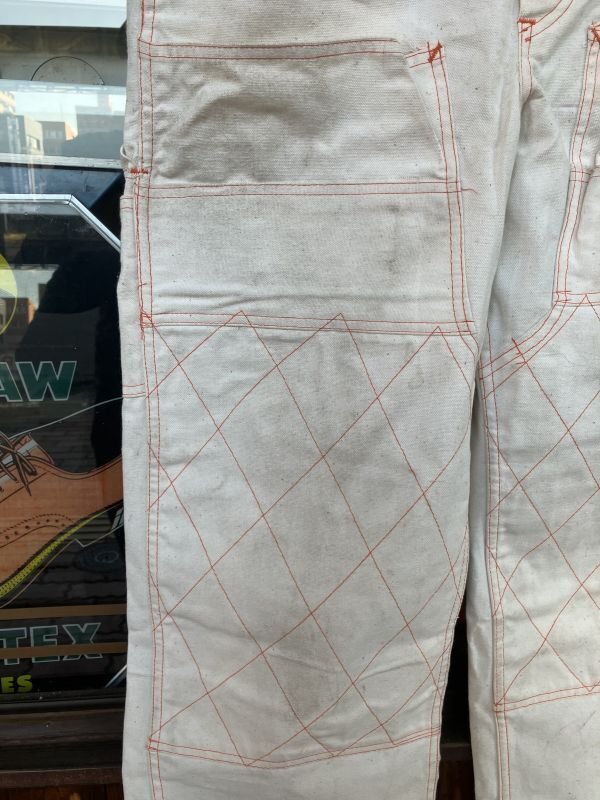 画像3: 1970'S DEAD STOCK BEN DAVIS CANVAS OVERALLS W/TOOL APRON /SIZE-34X30 /生成 キャンバス オーバーオール エプロン付