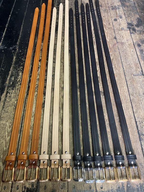 画像4: RAWHIDE TROUSERS BELT LOT-800/ 1"[25MM] 