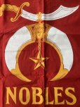 画像5: NOS 1950'S~ WELCOME NOBLES MASONIC WELCOME BANNER 　 