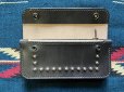 画像3: RAWHIDE STUDDED & JEWELED TRUCKERS WALLET LOT-501B/BLACK