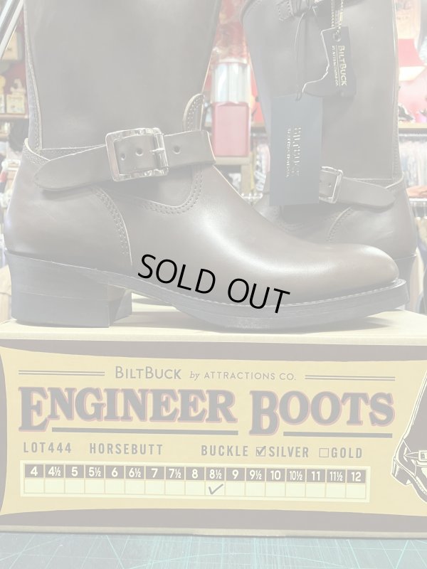 画像6: Attractions BILT BUCK Lot.444 Engineer Boots / Horsebutt -Brown-エンジニアブーツ/BROWN