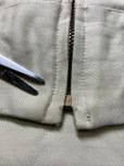 画像18: 1950'S BUCK SKEN BRAND NATIVE BORDER IVORY GABERDINE JACKET SIZE-38