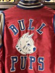 画像2: 1940'S ”BULL PUPS” SATIN ATHLETIC JACKET SIZE/42 (2)