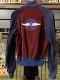 1940'S TWO TONE CORDUROY SPORTS JACKET ”FLYING REBELS” SIZE/36