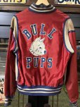 画像1: 1940'S ”BULL PUPS” SATIN ATHLETIC JACKET SIZE/42 (1)