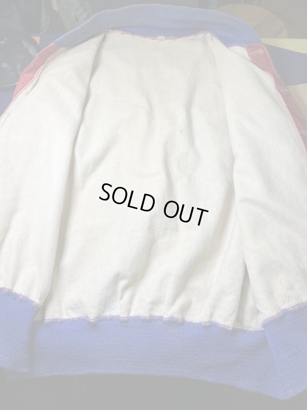 画像12: 1940'S ”BULL PUPS” SATIN ATHLETIC JACKET SIZE/42